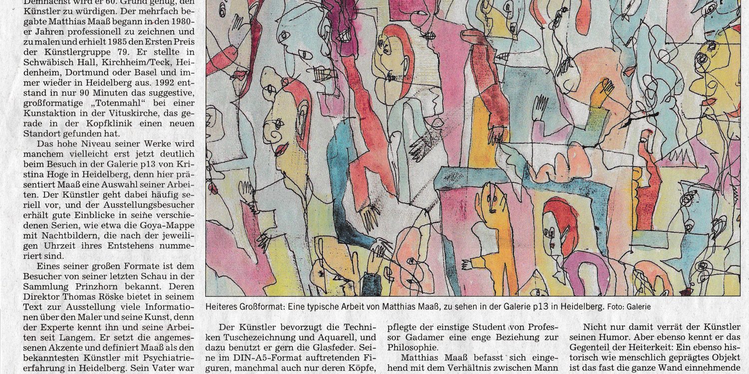 zeitungsartikel ziemlich absurd und sehr originell