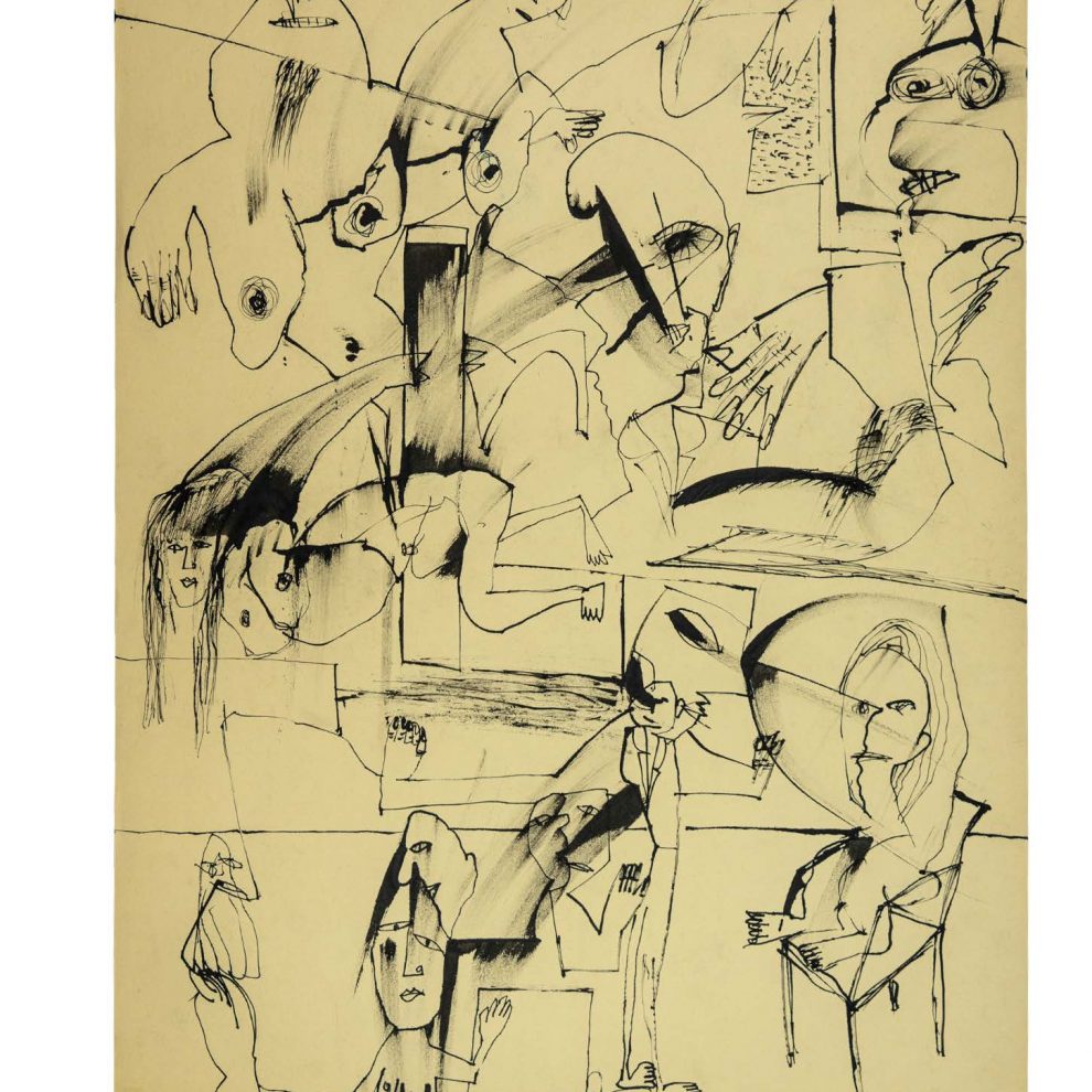 matthias-maass-collection_bro-2_10 25.08.1988 - Ohne Titel - Tusche auf Papier