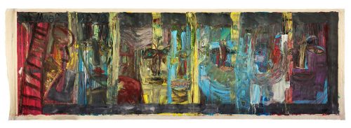 Gemälde Totenmal von Matthias Maaß