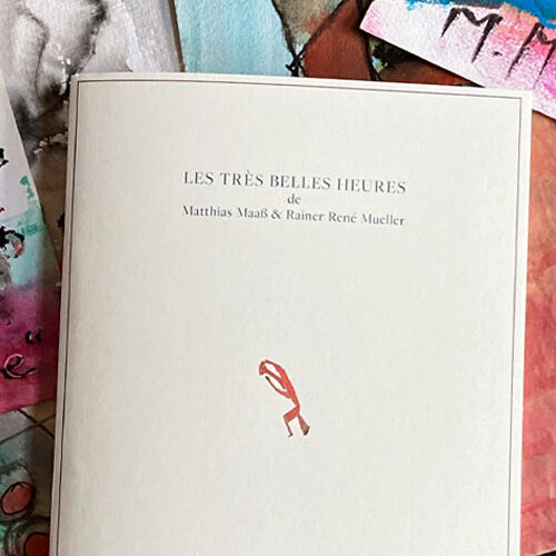 Gedichtband LES TRÈS BELLES HEURES.