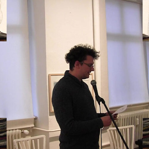 Bild aus dem Teaser zum Poetry Slam im Haus Cajeth Heidelberg.