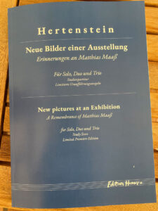 Bild Front - Limitierte Buchausgabe zur Uraufführung - Hartenstein - "Neue Bilder einer Ausstellung".